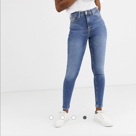 TOPSHOP High Waisted Jeans W28 - Picture 4 of 5